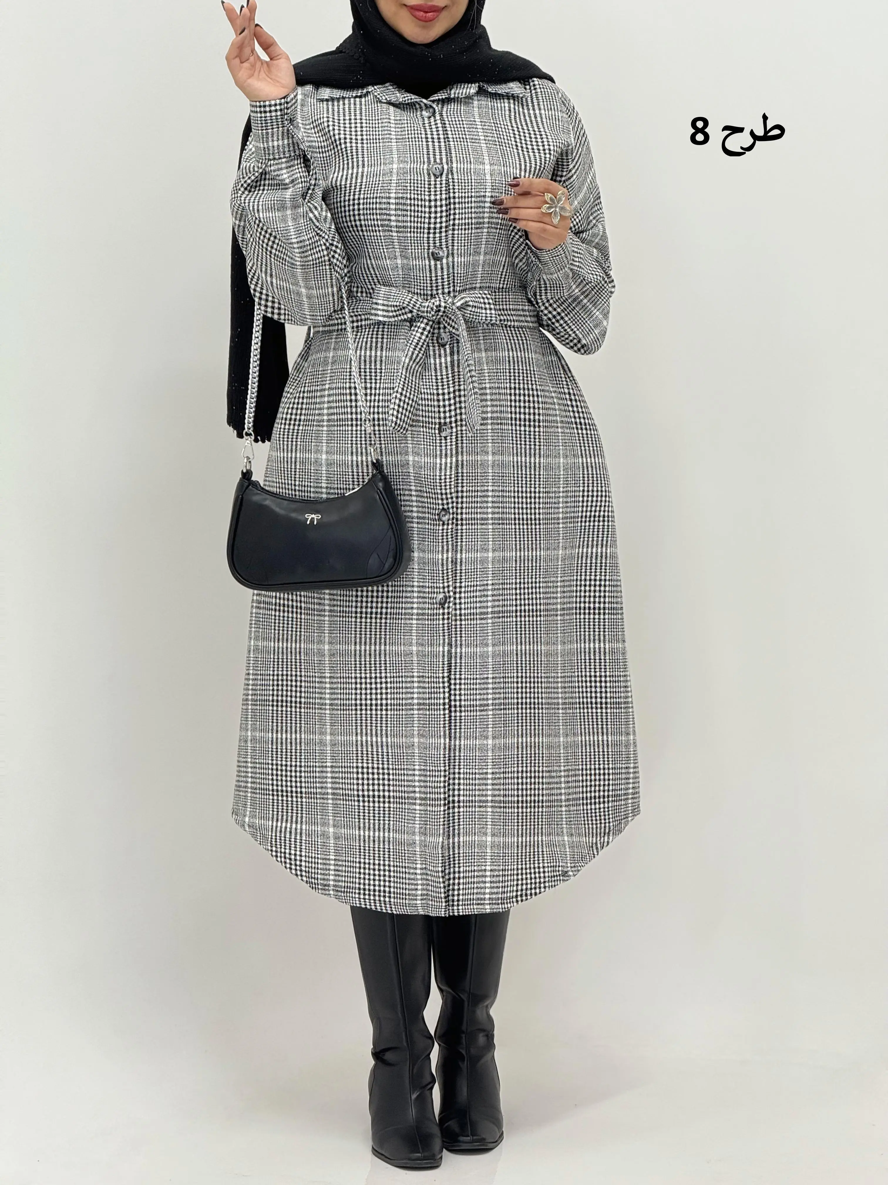 3564-مانتو پاییزه شایلین